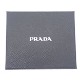 プラダ PRADA Re-Nylon×レザー 2MC025_384_F0C1B カードケース ナイロン ネイビー ダークブラウン レディース メンズ【中古】【Aランク】