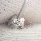 デザインジュエリー ピアス Pt900プラチナ ダイヤモンド レディース【中古】【Aランク】