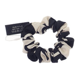 シャネル CHANEL CCロゴ シュシュ ヘアアクセサリー シルク ブラック ホワイト レディース【中古】【Aランク】