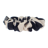 シャネル CHANEL CCロゴ シュシュ ヘアアクセサリー シルク ブラック ホワイト レディース【中古】【Aランク】