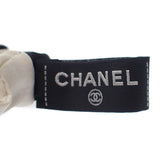 シャネル CHANEL CCロゴ シュシュ ヘアアクセサリー シルク ブラック ホワイト レディース【中古】【Aランク】
