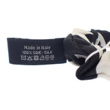 シャネル CHANEL CCロゴ シュシュ ヘアアクセサリー シルク ブラック ホワイト レディース【中古】【Aランク】