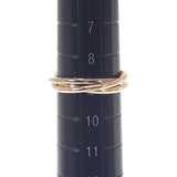 カルティエ CARTIER トリニティXS B4088949 リング K18イエローゴールド K18ピンクゴールド K18ホワイトゴールド 9号 レディース【中古】【Aランク】