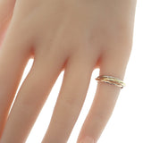 カルティエ CARTIER トリニティXS B4088949 リング K18イエローゴールド K18ピンクゴールド K18ホワイトゴールド 9号 レディース【中古】【Aランク】