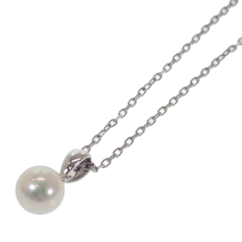 ミキモト MIKIMOTO パール ネックレス K18ホワイトゴールド パール レディース【中古】【Aランク】