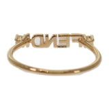 フェンディ FENDI ロゴ 14号 M 8AH393_6DM_F089U リング メタル ゴールド レディース【中古】【Aランク】