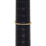 フェンディ FENDI ロゴ 14号 M 8AH393_6DM_F089U リング メタル ゴールド レディース【中古】【Aランク】