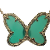 ヴァンクリーフ&アーペル Van Cleef & Arpels パピヨン ヴィンテージ 正規磨き済み VCGGE69945 ネックレス K18イエローゴールド メノウ ダイヤモンド レディース【中古】【Aランク】