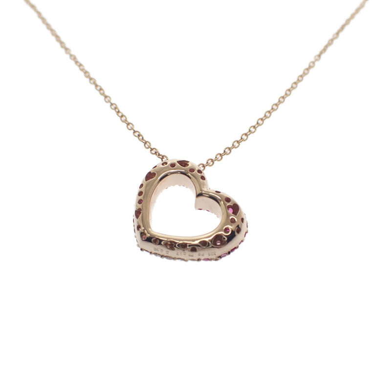 ポンテヴェキオ Ponte Vecchio エモツィオーネ GL0003N140PSPG ネックレス K18ピンクゴールド ダイヤモンド ピンクサファイア レディース【中古】【Aランク】