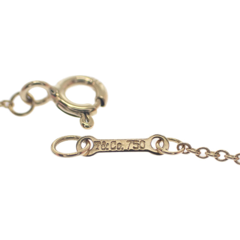 ティファニー TIFFANY&Co. スター オクタグラム ネックレス K18イエローゴールド ブルー ダイヤモンド エナメル レディース【中古】【Aランク】