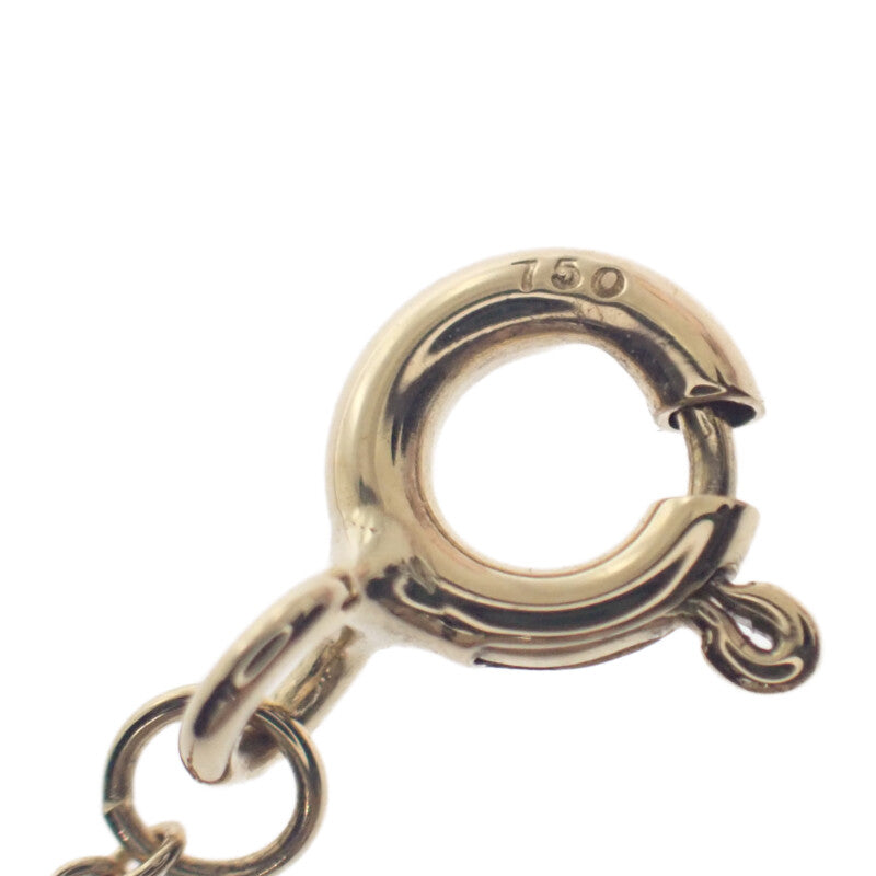 ティファニー TIFFANY&Co. スター オクタグラム ネックレス K18イエローゴールド ブルー ダイヤモンド エナメル レディース【中古】【Aランク】