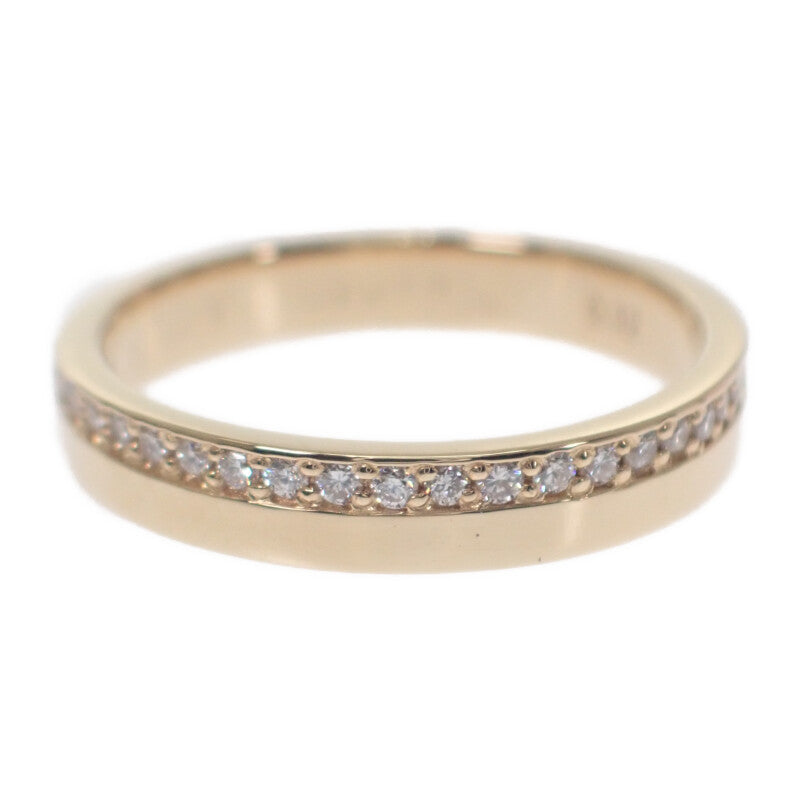 デザインジュエリー ハーフダイヤモンド ピンキー 5号 リング K18