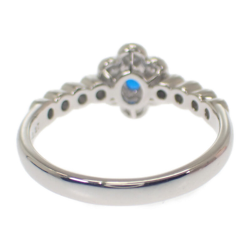 デザインジュエリー リング Pt950プラチナ 13号 アウイナイト ダイヤモンド レディース【中古】【Nランク】