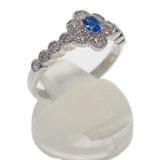 デザインジュエリー リング Pt950プラチナ 13号 アウイナイト ダイヤモンド レディース【中古】【Nランク】