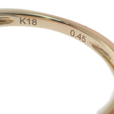 K18 D デザインジュエリー テーパーカットダイヤモンド リング K18イエローゴールド 13号 ダイヤモンド レディース【中古】【Nランク】