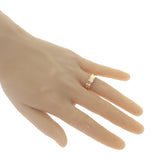 デザインジュエリー リング K18イエローゴールド 18号 ダイヤモンド メンズ レディース【中古】【Nランク】