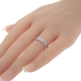 ブルガリ BVLGARI B-zero1 フルエタニティ 11.5号 329345 リング K18ホワイトゴールド ダイヤモンド レディース【中古】【Aランク】