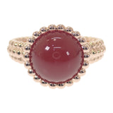 ヴァンクリーフ&アーペル Van Cleef & Arpels ペルレ クルール 10.5号 VCARP4DR51 リング K18ピンクゴールド カーネリアン レディース【中古】【Aランク】