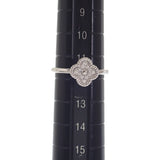 ヴァンクリーフ&アーペル Van Cleef & Arpels スウィートアルハンブラ 12号 52 VCARO85852 リング K18ホワイトゴールド ダイヤモンド レディース【中古】【Aランク】