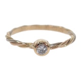 カルティエ CARTIER ツイスト 9.5号 リング K18イエローゴールド K18ピンクゴールド K18ホワイトゴールド ダイヤモンド 50 レディース【中古】【Aランク】