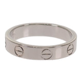 カルティエ CARTIER ミニラブ 9号 B4085149 リング K18ホワイトゴールド 49 レディース【中古】【Aランク】