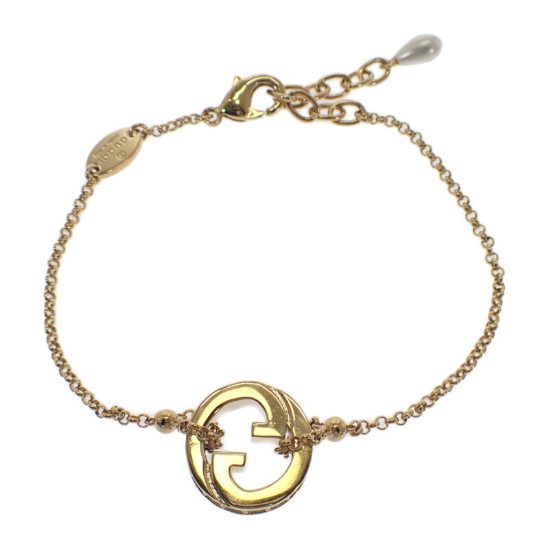 グッチ GUCCI ブロンディチャーム 837340_J9740_8519 ブレスレット 金メッキ レディース【中古】【Aランク】