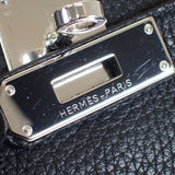 エルメス HERMES ジプシエール28 ショルダーバッグ トリヨンクレマンス ブラック シルバー金具 レディース【中古】【Aランク】
