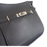 エルメス HERMES ジプシエール28 ショルダーバッグ トリヨンクレマンス ブラック シルバー金具 レディース【中古】【Aランク】