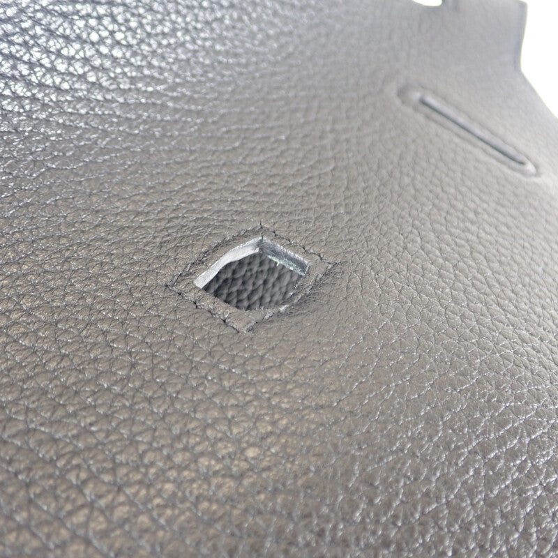 エルメス HERMES ジプシエール28 ショルダーバッグ トリヨンクレマンス ブラック シルバー金具 レディース【中古】【Aランク】