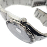 【並行輸入品】ロレックス ROLEX デイトジャスト サンダーバード Y番 16264 腕時計 ステンレススチール K18ホワイトゴールド 自動巻き ブラック文字盤 メンズ【中古】【Aランク】