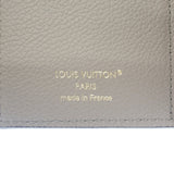 ルイヴィトン LOUIS VUITTON ポルトフォイユヴィクトリーヌ M81861 三つ折り財布 モノグラムアンプラント ベージュ メンズ レディース【中古】【Sランク】