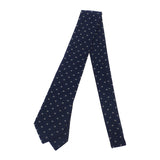 エルメス HERMES シルクツイルタイ グルナディーヌH H153821T-07 ネクタイ シルク ネイビー マリン メンズ【中古】【SAランク】