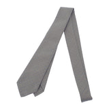 ルイヴィトン LOUIS VUITTON クラヴァット LVスペリング M77847 ネクタイ シルク グレー メンズ【中古】【SAランク】