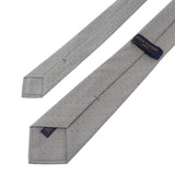 ルイヴィトン LOUIS VUITTON クラヴァット LVスペリング M77847 ネクタイ シルク グレー メンズ【中古】【SAランク】