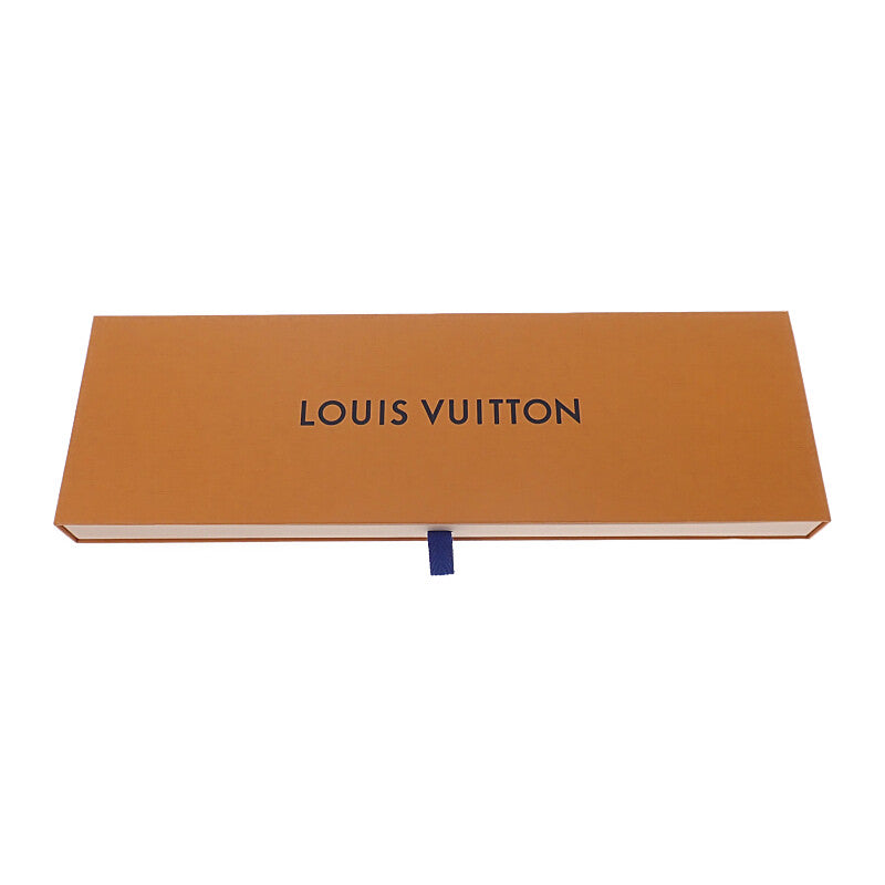 路易威登 LOUIS VUITTON LV Spelling M77847 領帶 絲綢 灰色 男士【中古】【SA級】