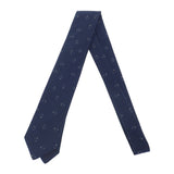 エルメス HERMES シルクタイ ペタル H339394T-02 ネクタイ シルク ネイビー メンズ【中古】【SAランク】