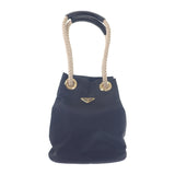 プラダ PRADA マリナースモールバケットバッグ 1BE082 ショルダーバッグ ナイロン ブラック レディース【中古】【Aランク】