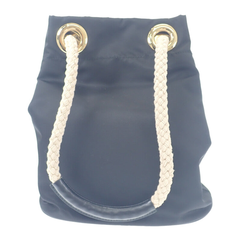 プラダ PRADA マリナースモールバケットバッグ 1BE082 ショルダーバッグ ナイロン ブラック レディース【中古】【Aランク】