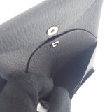 エルメス HERMES カルヴィデュオ カードケース シェブルミゾル グレー グリミスティ ブラック シルバー金具 メンズ レディース【中古】【SAランク】