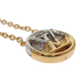 ルイヴィトン LOUIS VUITTON コリエ LtoV M69643 ネックレス メタル ゴールド シルバー レディース【中古】【ABランク】