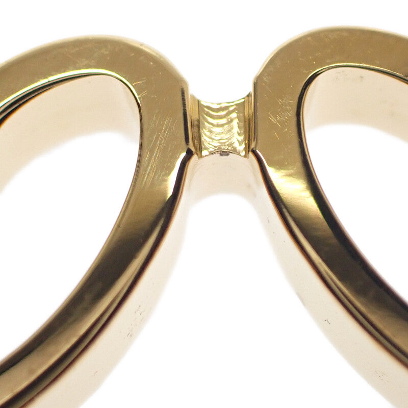 LOEWE Anagram Keyring 111.25.203 Key Holder Metal Gold Women's【Used】【A Rank】