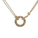 カルティエ CARTIER ラブ サークル B7219500 ネックレス K18イエローゴールド ダイヤモンド レディース【中古】【Aランク】