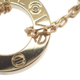カルティエ CARTIER ラブ サークル B7219500 ネックレス K18イエローゴールド ダイヤモンド レディース【中古】【Aランク】