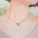 カルティエ CARTIER ラブ サークル B7219500 ネックレス K18イエローゴールド ダイヤモンド レディース【中古】【Aランク】