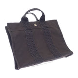 エルメス HERMES フールトゥPM トートバッグ キャンバス グレー レディース ユニセックス【中古】【Aランク】