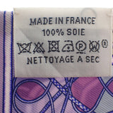 エルメス HERMES ツイリー Coup de Fouet au Bloc H063101S_08 スカーフ シルク パープル レディース【中古】【Aランク】