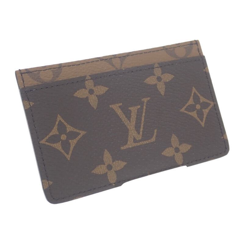 ルイヴィトン LOUIS VUITTON ポルトカルト サーンプル M69161 モノグラム カードケース モノグラムリバースキャンバス ブラウン メンズ レディース【中古】【Aランク】