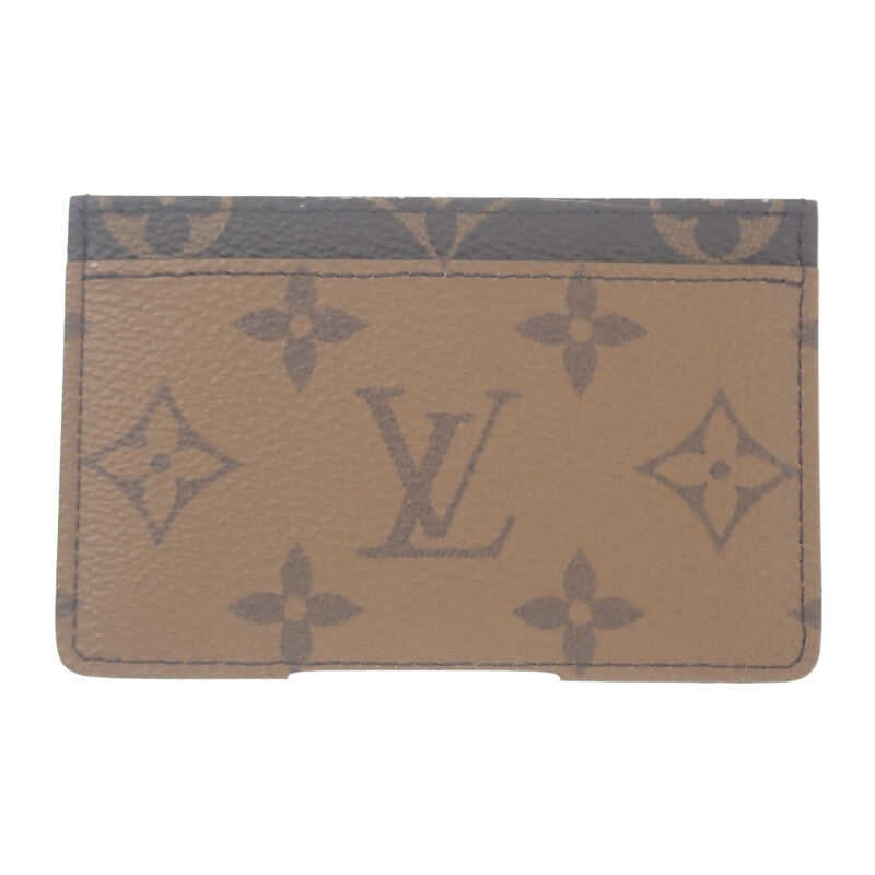 ルイヴィトン LOUIS VUITTON ポルトカルト サーンプル M69161 モノグラム カードケース モノグラムリバースキャンバス ブラウン メンズ レディース【中古】【Aランク】