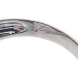 デザイン ジュエリー 9号 リング K18ホワイトゴールド ガーネット ダイヤモンド レディース【中古】【Aランク】