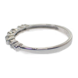 K14WG デザイン ジュエリー 9号 リング K14ホワイトゴールド ダイヤモンド レディース【中古】【Aランク】